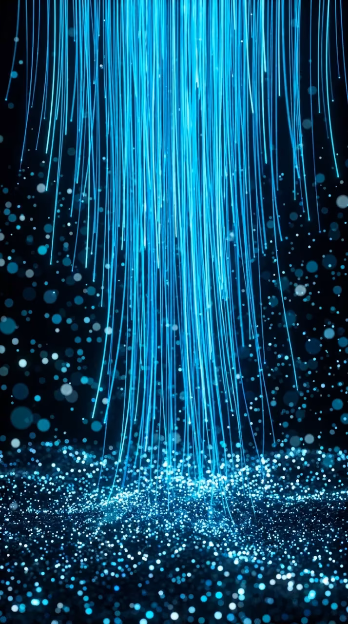Download Abstract Bioluminescent Fiber Optic Strands and Particle Flow Wallpaper in Mobile HD Abstract Bioluminescent Fiber Optic Strands and Particle Flow - Free Mobile AMOLED Wallpaper Background