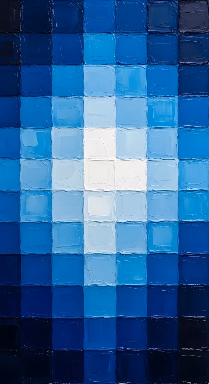 Download Abstract Blue Gradient Impasto Oil Paint Grid Texture Wallpaper in Mobile HD Abstract Blue Gradient Impasto Oil Paint Grid Texture - Free Mobile AMOLED Wallpaper Background