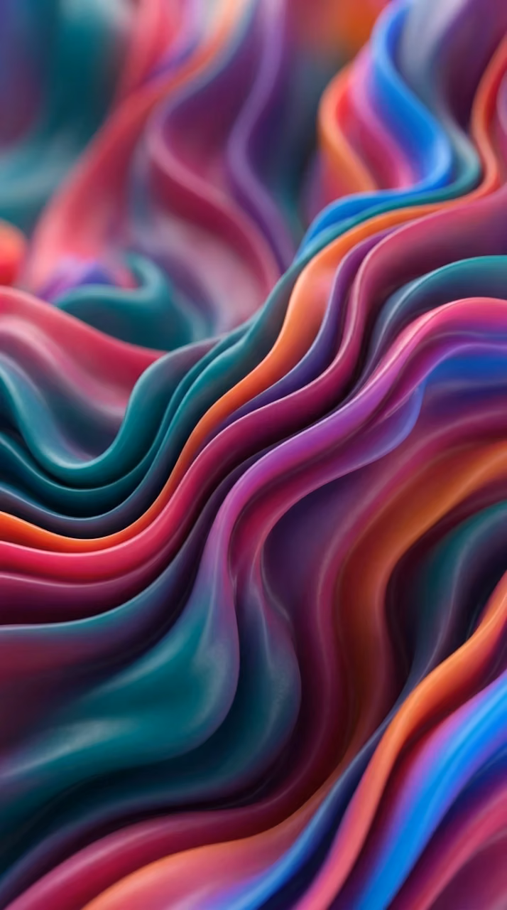 Abstract Colorful Fluid Flowing Waves Background Texture - Free Mobile AMOLED Wallpaper Background