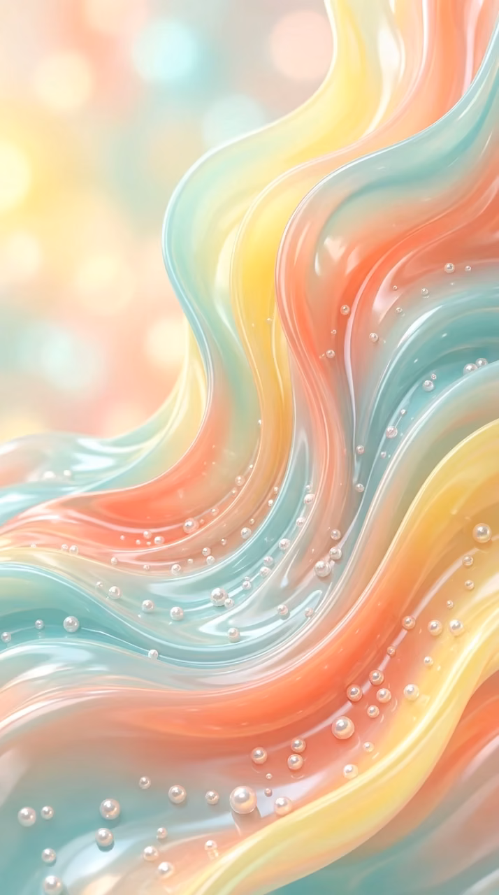 Download Abstract Digital Painting of Glossy Fluid Pastel Waves Wallpaper in Mobile HD Abstract Digital Painting of Glossy Fluid Pastel Waves - Free Mobile AMOLED Wallpaper Background
