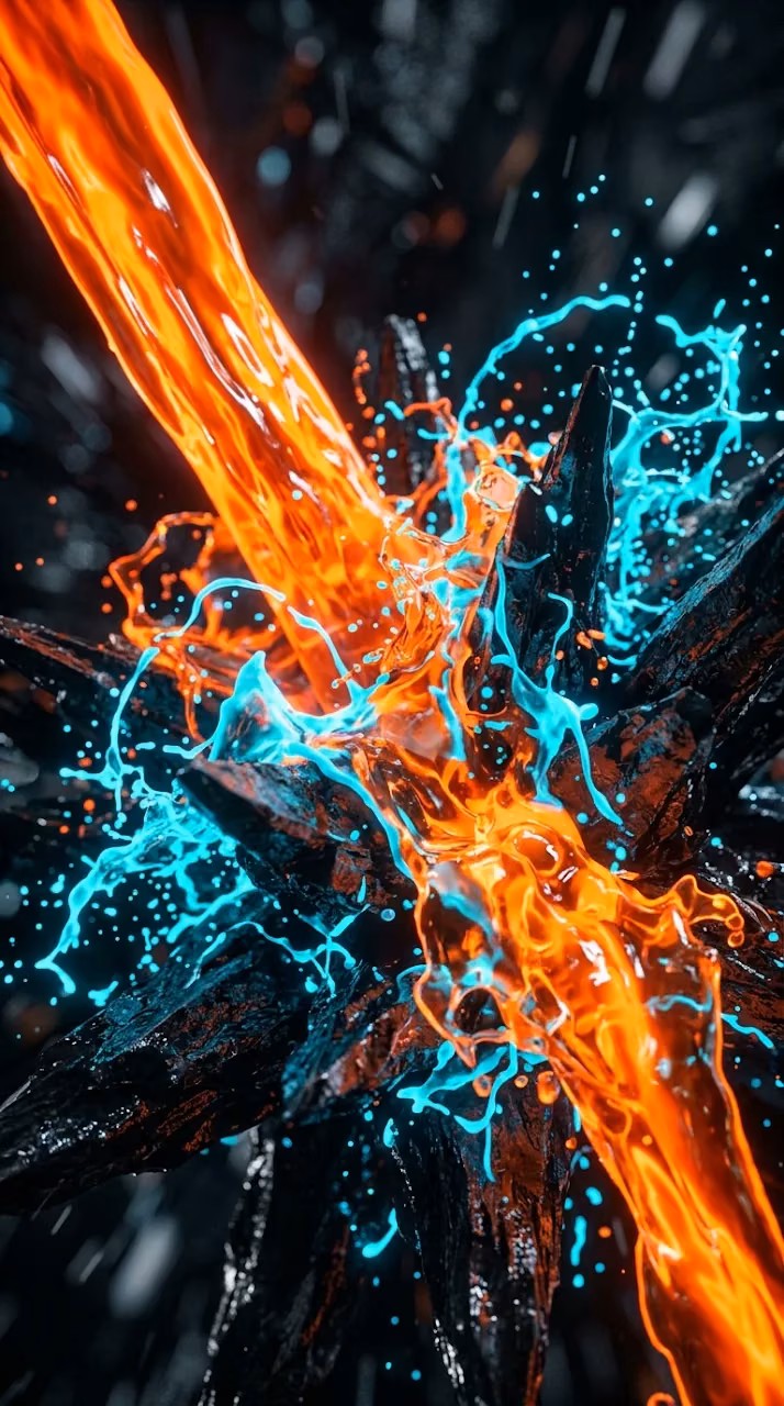 Download Abstract Fluid Dynamics Molten Neon 3D Render Wallpaper in Mobile HD Abstract Fluid Dynamics Molten Neon 3D Render - Free Mobile AMOLED Wallpaper Background