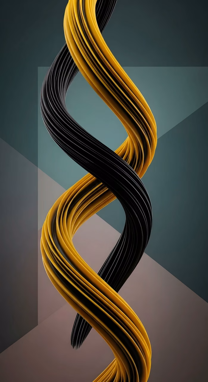 Abstract Fluid Marble Texture in Purple and Gold - Free Mobile AMOLED Wallpaper Background