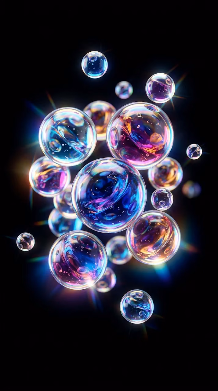 Download Abstract Iridescent Glass Spheres with Liquid Fluid Motion Wallpaper in Mobile HD Abstract Iridescent Glass Spheres with Liquid Fluid Motion - Free Mobile AMOLED Wallpaper Background