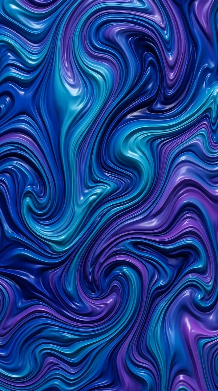 Download Abstract Swirling Fluid Patterns in Blue Teal and Purple Wallpaper in Mobile HD Abstract Swirling Fluid Patterns in Blue Teal and Purple - Free Mobile AMOLED Wallpaper Background