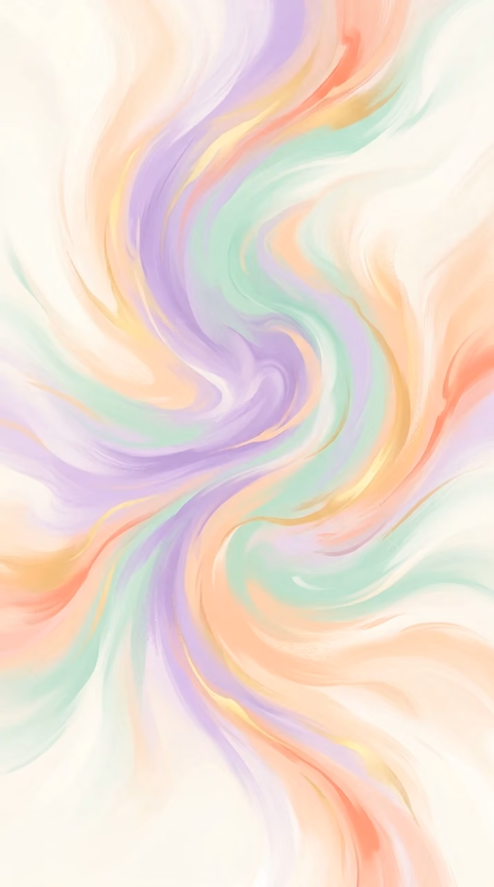 Download Abstract Swirling Pastel Dreamscape in Lavender Mint and Peach Wallpaper in Mobile HD Abstract Swirling Pastel Dreamscape in Lavender Mint and Peach - Free Mobile AMOLED Wallpaper Background