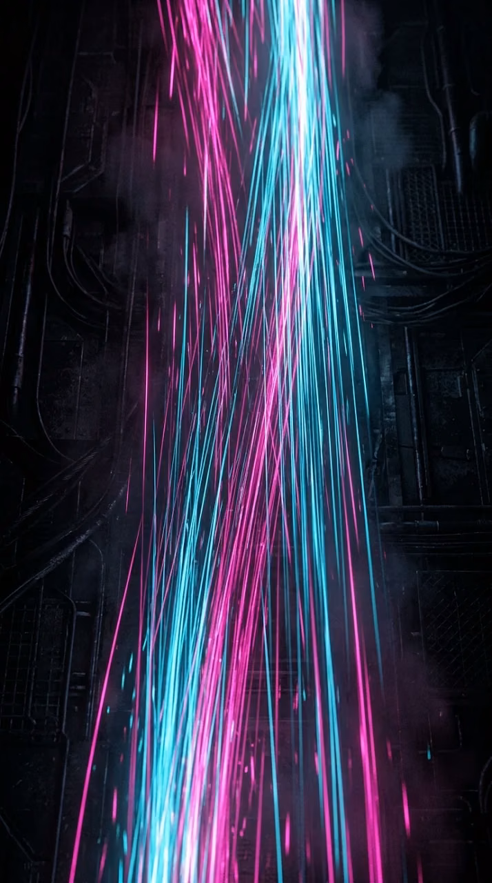 Download Abstract Vertical Energy Light Streaks on Dark Background with Pink and Blue Wallpaper in Mobile HD Abstract Vertical Energy Light Streaks on Dark Background with Pink and Blue - Free Mobile AMOLED Wallpaper Background