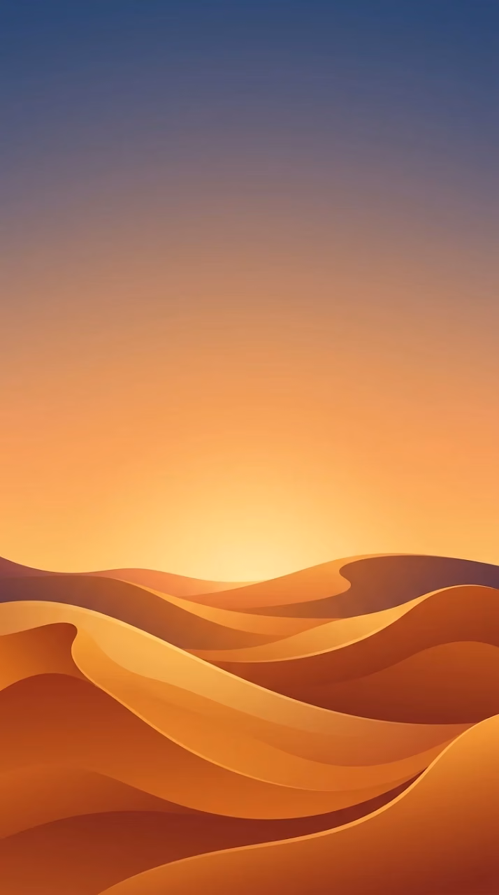 Download Abstract Warm Desert Landscape Gradient Vector Wallpaper in Mobile HD Abstract Warm Desert Landscape Gradient Vector - Free Mobile AMOLED Wallpaper Background