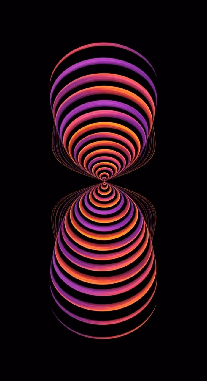 Download Contemporary Abstract Concentric Circles in Fire Tones Wallpaper in Mobile HD Contemporary Abstract Concentric Circles in Fire Tones - Free Mobile AMOLED Wallpaper Background