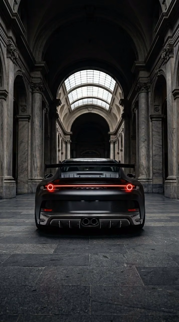 Download Custom Sports Car Rear Tail Lights Monochrome Mobile Wallpaper Wallpaper in Mobile HD Custom Sports Car Rear Tail Lights Monochrome Mobile Wallpaper - Free Mobile AMOLED Wallpaper Background