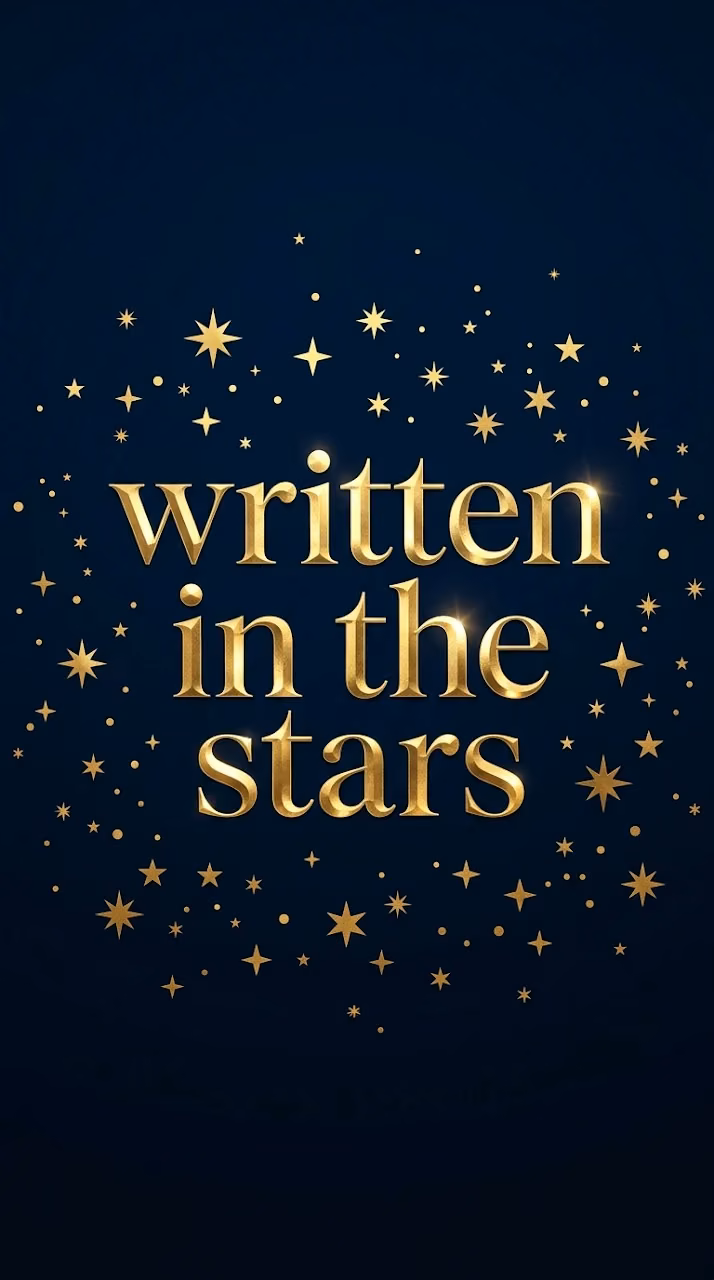 Deep Navy Celestial Gold Foil Typography Background - Free Mobile AMOLED Wallpaper Background
