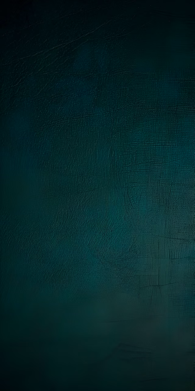 Deep Teal Textured Leather Dark Grungy Abstract Surface - Free Mobile AMOLED Wallpaper Background