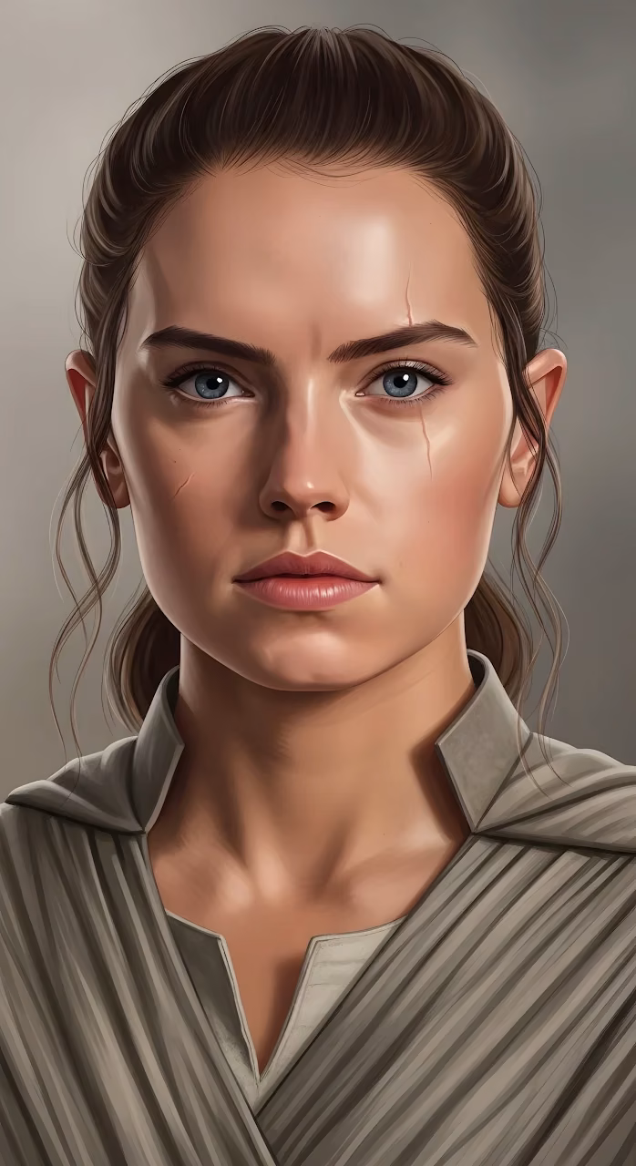 Download Determined Scavenger Portrait with Blue Eyes Wallpaper in Mobile HD Determined Scavenger Portrait with Blue Eyes - Free Mobile AMOLED Wallpaper Background