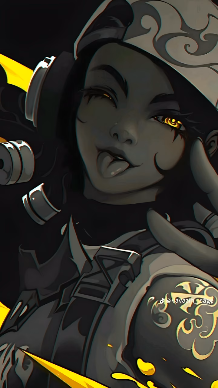 Download Edgy Character Illustration Glowing Yellow Eyes Dark Art Wallpaper in Mobile HD Edgy Character Illustration Glowing Yellow Eyes Dark Art - Free Mobile AMOLED Wallpaper Background