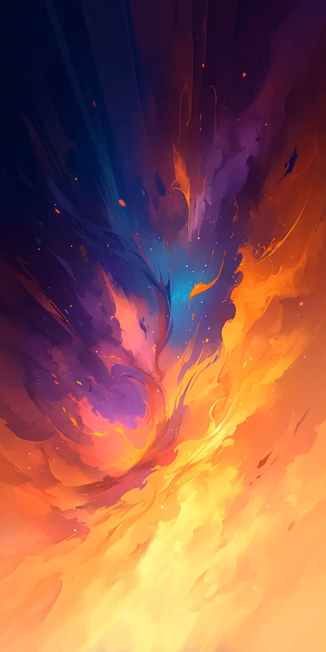 Download Explosive Cosmic Nebula Abstract Digital Painting Art Wallpaper in Mobile HD Explosive Cosmic Nebula Abstract Digital Painting Art - Free Mobile AMOLED Wallpaper Background