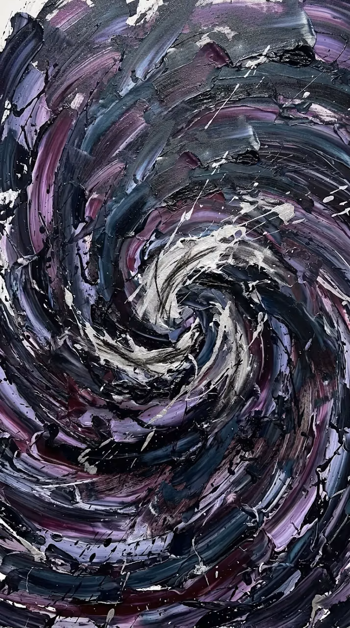 Download Expressive Dark Tempest Abstract Painting Wallpaper in Mobile HD Expressive Dark Tempest Abstract Painting - Free Mobile AMOLED Wallpaper Background