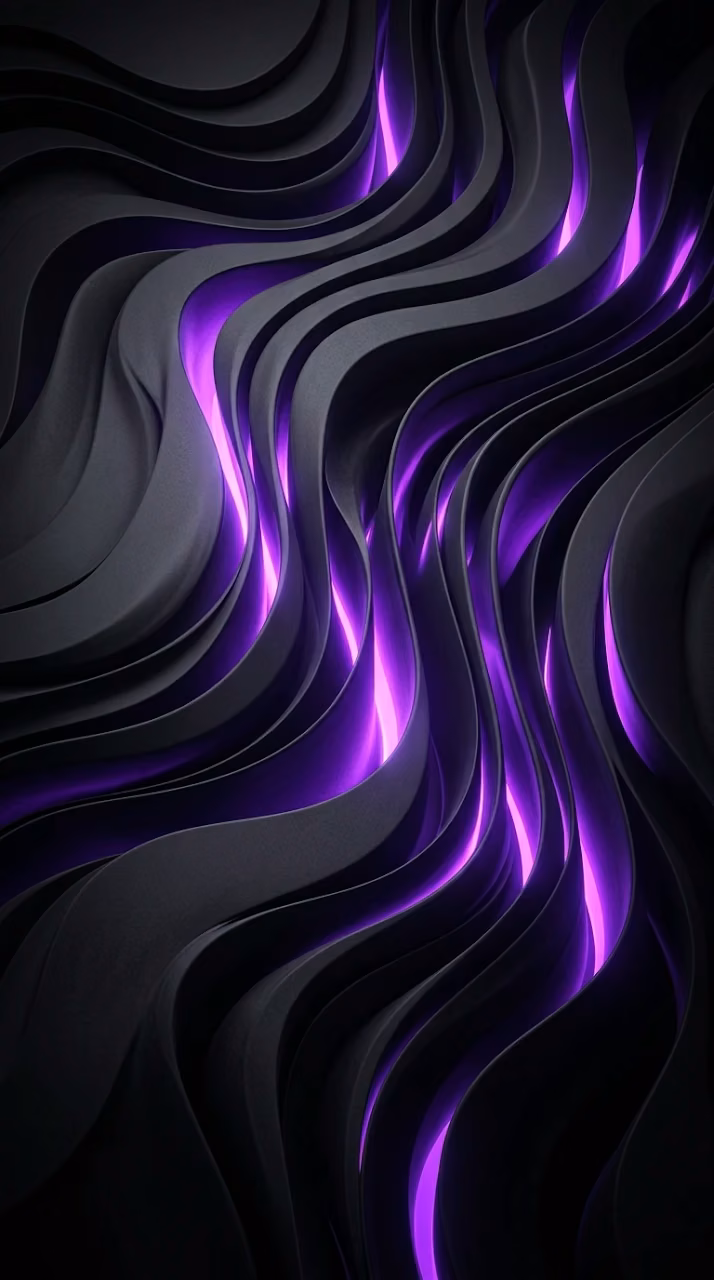 Download Futuristic Abstract Layered Surfaces with Violet Glow Wallpaper in Mobile HD Futuristic Abstract Layered Surfaces with Violet Glow - Free Mobile AMOLED Wallpaper Background