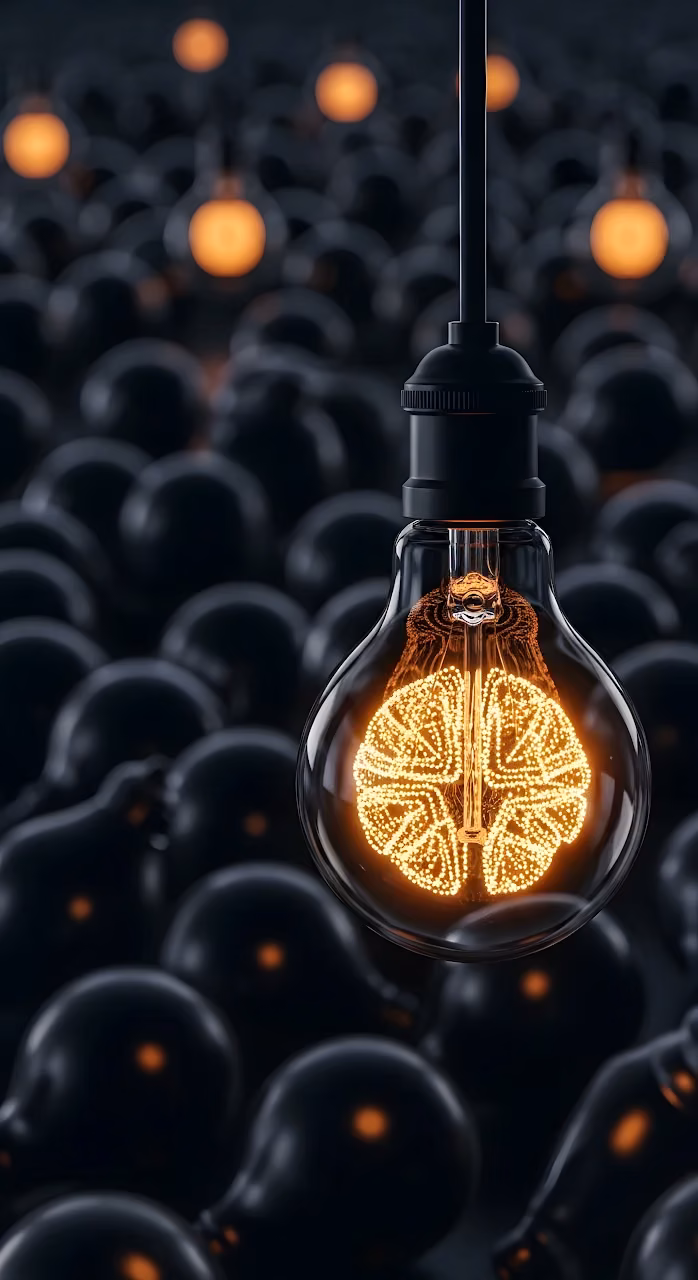 Download Glowing Brain Filament Light Bulb Idea Concept Wallpaper in Mobile HD Glowing Brain Filament Light Bulb Idea Concept - Free Mobile AMOLED Wallpaper Background