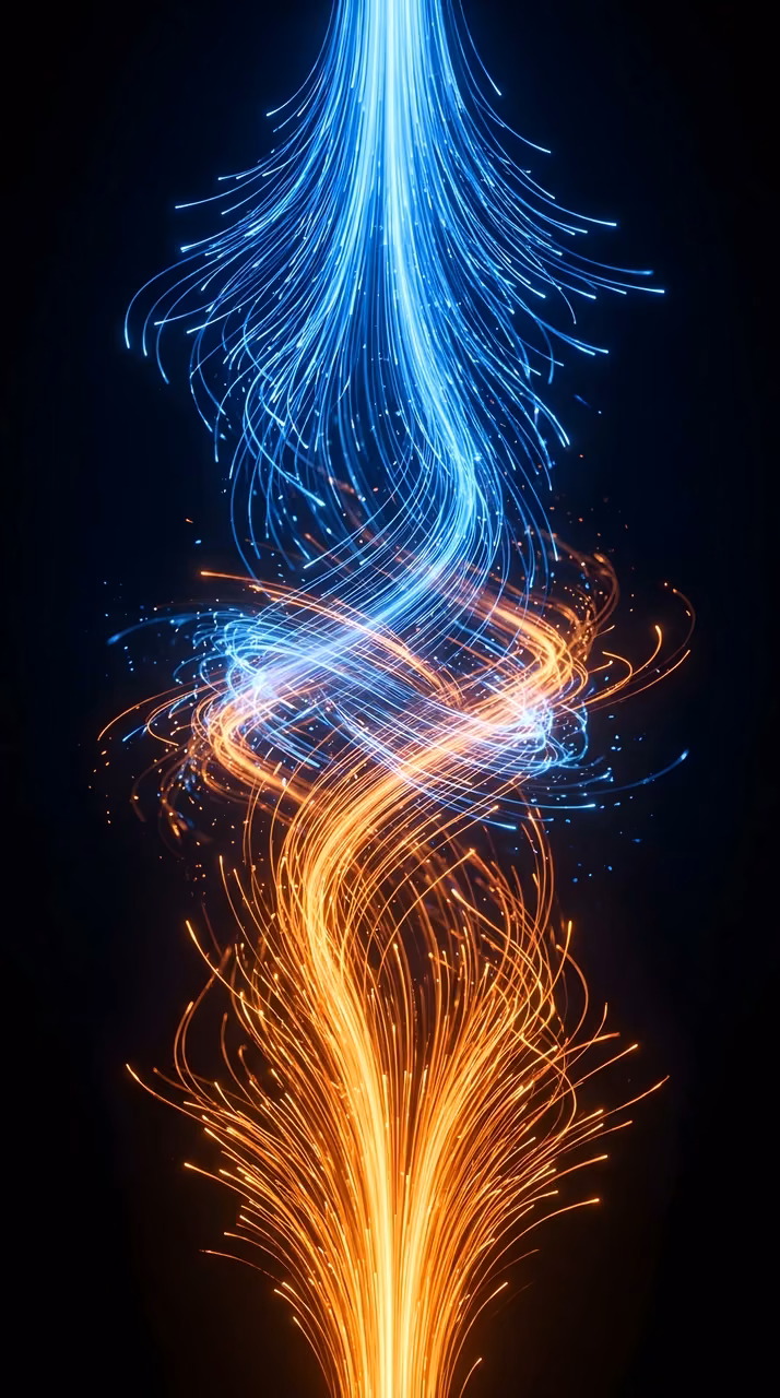 Glowing Jellyfish in Dark Ocean - Free Mobile AMOLED Wallpaper Background