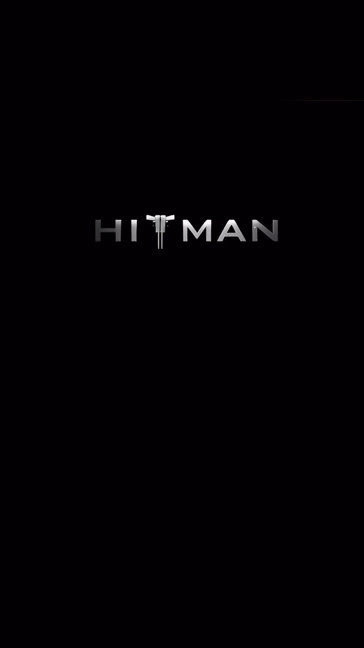Download Hitman Logo in Metallic Silver on Black Background Wallpaper in Mobile HD Hitman Logo in Metallic Silver on Black Background - Free Mobile AMOLED Wallpaper Background