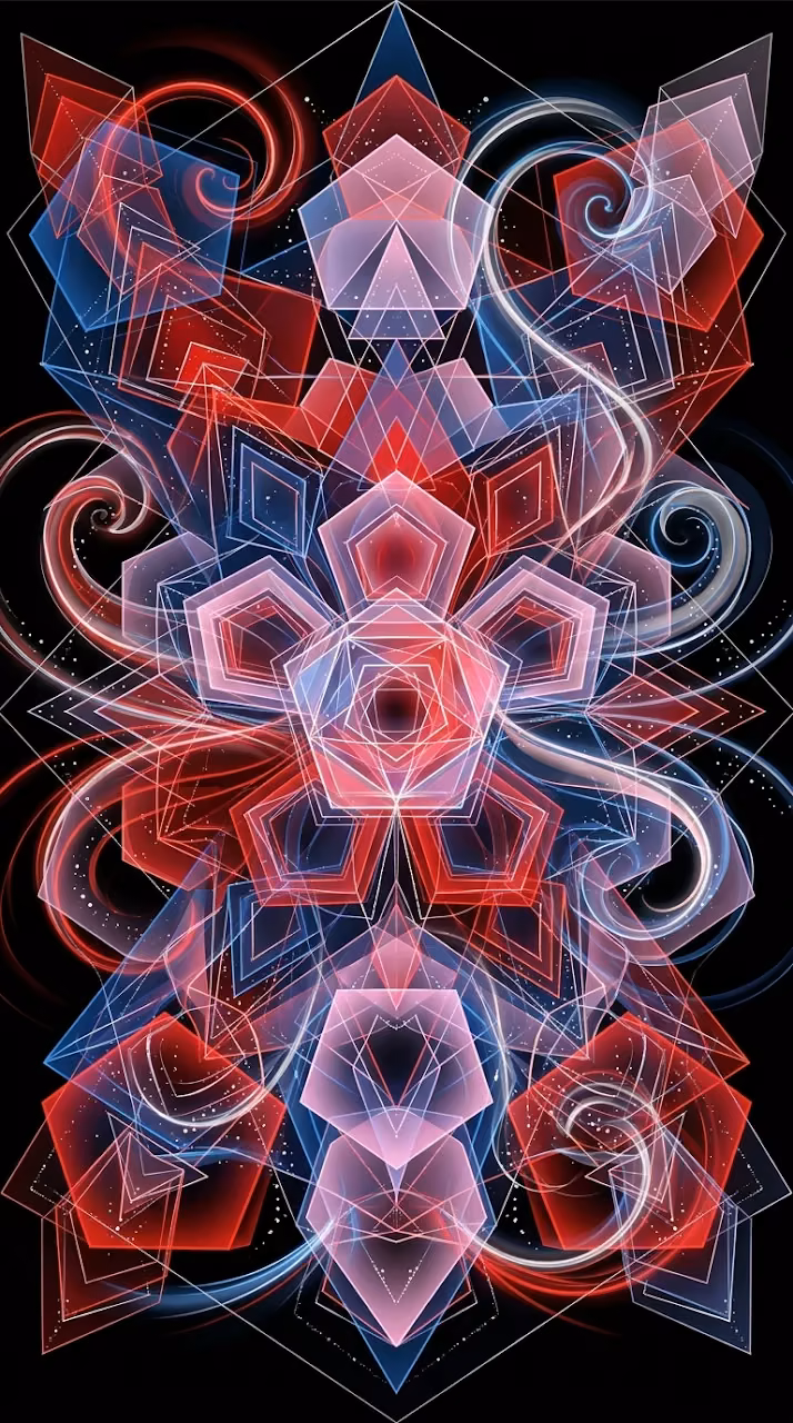 Download Layered Geometric Abstract with Pentagons and Diamonds Wallpaper in Mobile HD Layered Geometric Abstract with Pentagons and Diamonds - Free Mobile AMOLED Wallpaper Background