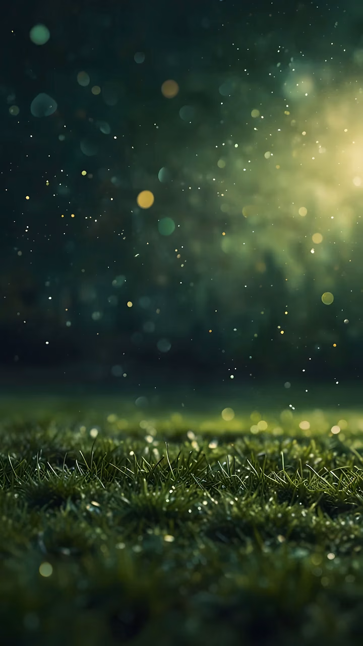 Download Lush Green Grass with Dew and Bokeh Lights Wallpaper in Mobile HD Lush Green Grass with Dew and Bokeh Lights - Free Mobile AMOLED Wallpaper Background