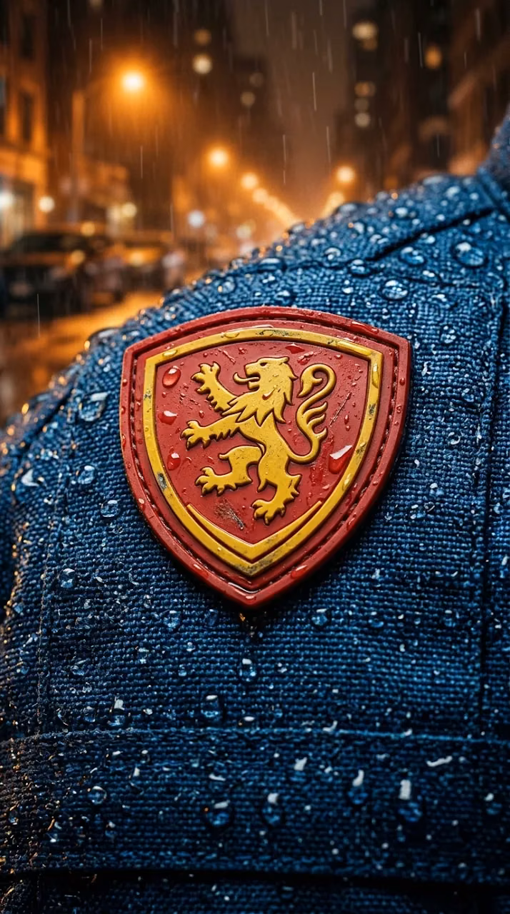 Download Macro Detail of a Superhero Chest Emblem in the Rain Wallpaper in Mobile HD Macro Detail of a Superhero Chest Emblem in the Rain - Free Mobile AMOLED Wallpaper Background