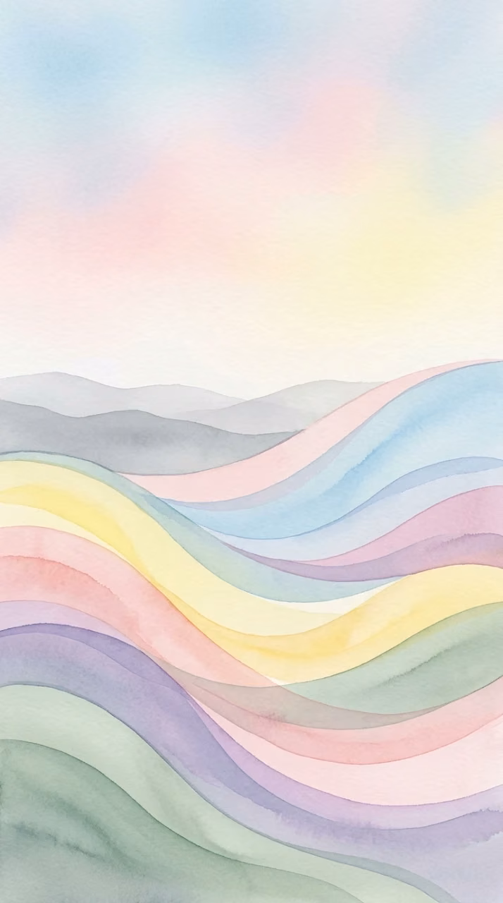 Download Minimalist Abstract Pastel Meadows with Rolling Blue and Pink Curves Wallpaper in Mobile HD Minimalist Abstract Pastel Meadows with Rolling Blue and Pink Curves - Free Mobile AMOLED Wallpaper Background