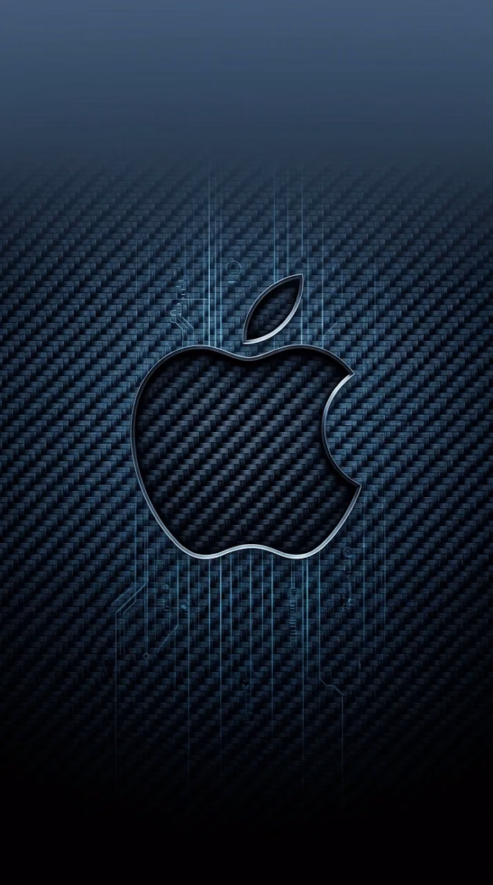 Minimalist Apple Logo Tech Wallpaper - Free Mobile AMOLED Wallpaper Background