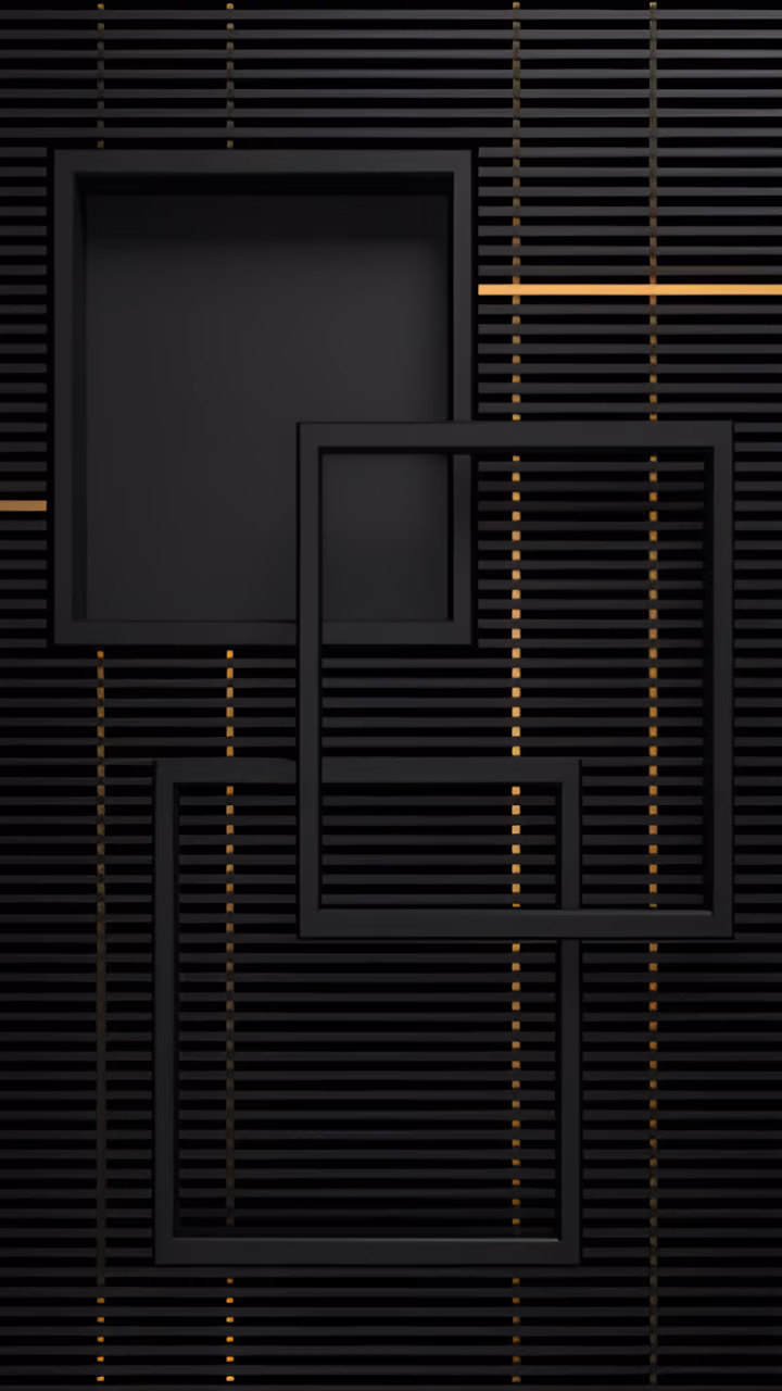 Download Minimalist Black Geometric Frames on Slatted Dark Background Wallpaper in Mobile HD Minimalist Black Geometric Frames on Slatted Dark Background - Free Mobile AMOLED Wallpaper Background