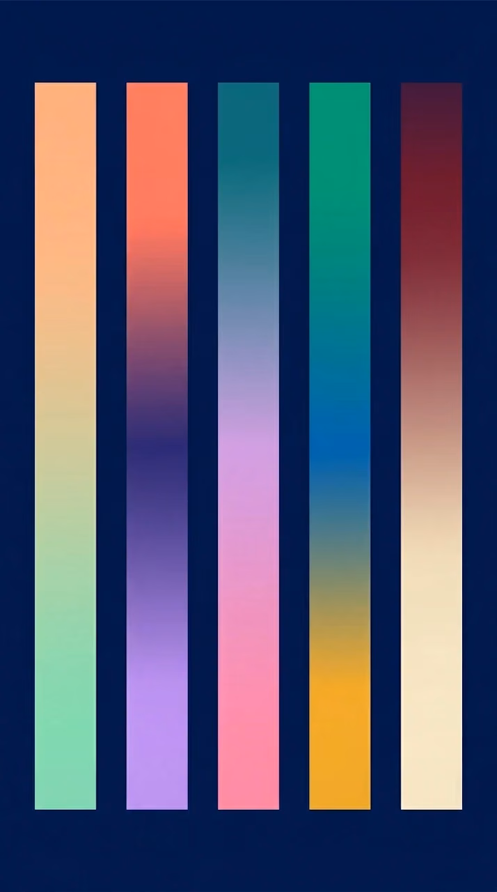 Download Modern Abstract Composition of Five Vertical Gradient Rectangles Wallpaper in Mobile HD Modern Abstract Composition of Five Vertical Gradient Rectangles - Free Mobile AMOLED Wallpaper Background