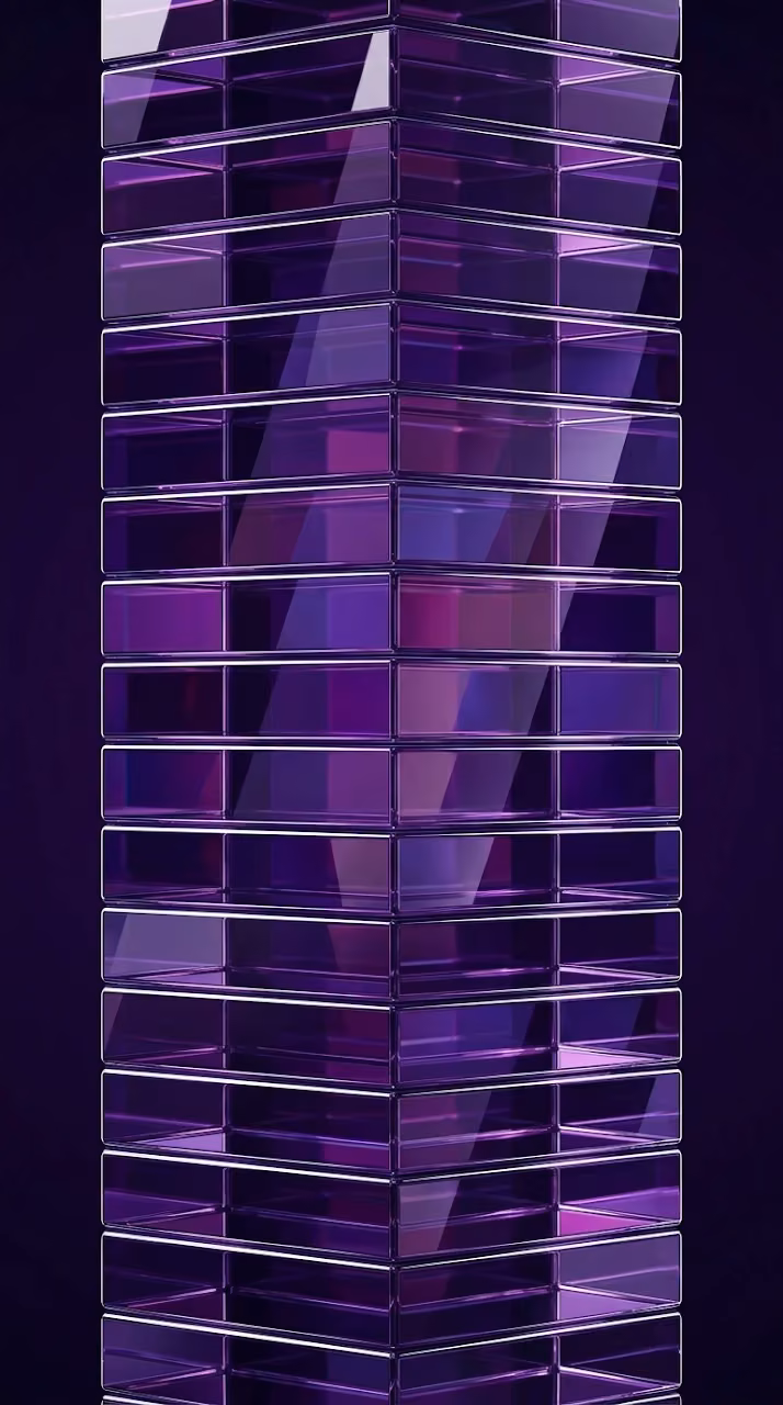 Download Modern Abstract Stacked Translucent Purple Glass Blocks Wallpaper in Mobile HD Modern Abstract Stacked Translucent Purple Glass Blocks - Free Mobile AMOLED Wallpaper Background