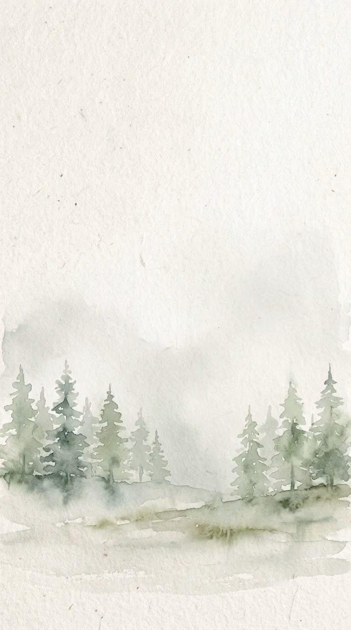 Download Scandinavian Minimalist Watercolor Misty Forest Background Wallpaper in Mobile HD Scandinavian Minimalist Watercolor Misty Forest Background - Free Mobile AMOLED Wallpaper Background