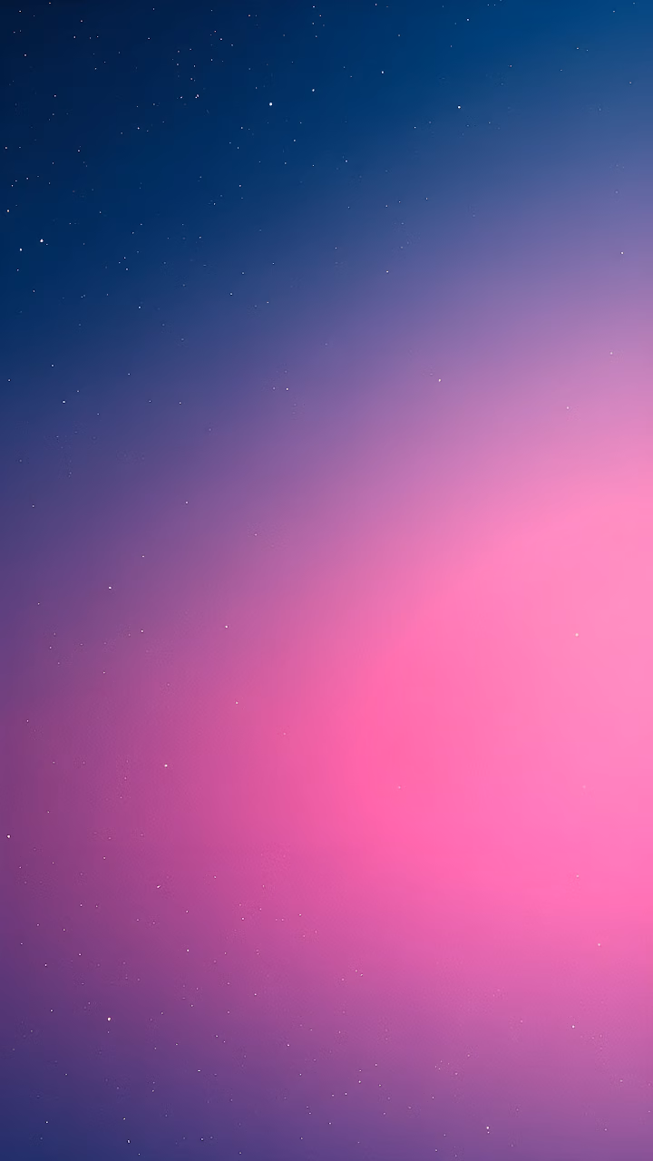 Soft gradient sky from deep blue to vibrant pink with stars - Free Mobile AMOLED Wallpaper Background
