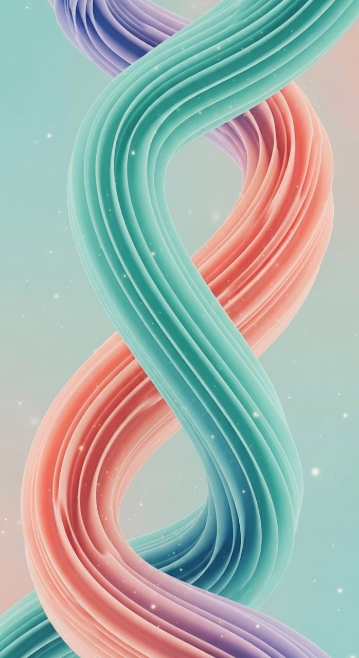 Soft Pastel Fluid Abstract - Free Mobile AMOLED Wallpaper Background