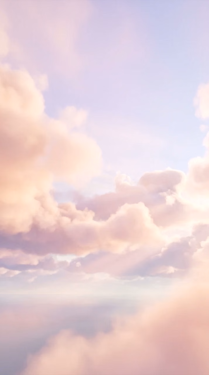 Download Soft Pastel Volumetric Cloudscape Background Wallpaper in Mobile HD Soft Pastel Volumetric Cloudscape Background - Free Mobile AMOLED Wallpaper Background