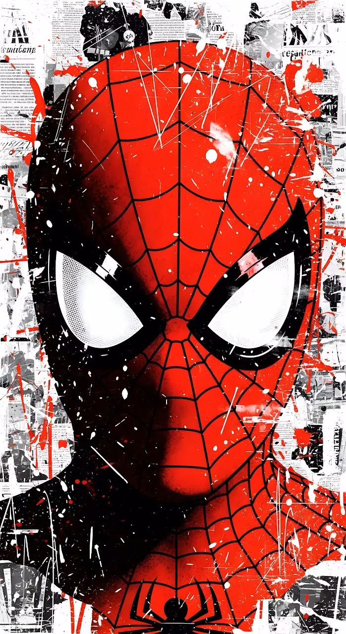 Download Spiderman Graffiti Art Grunge Comic Book Portrait Wallpaper in Mobile HD Spiderman Graffiti Art Grunge Comic Book Portrait - Free Mobile AMOLED Wallpaper Background