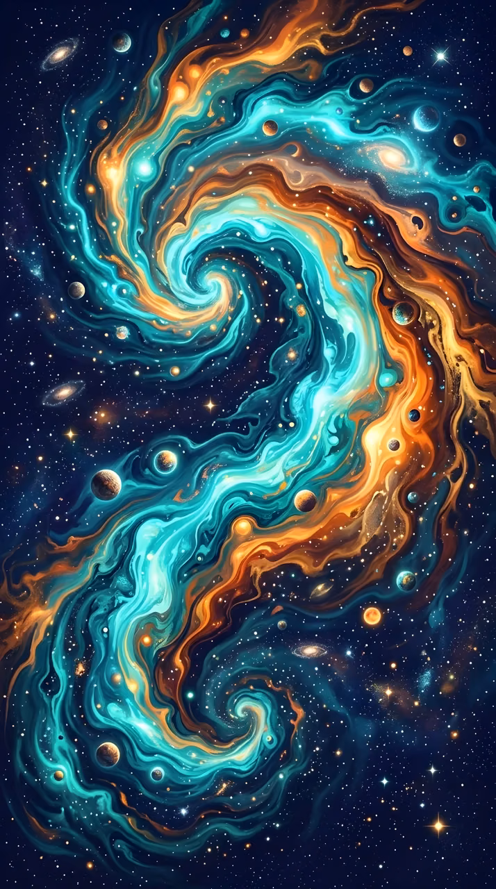 Download Surreal Galaxy Eye Digital Composite Art Wallpaper in Mobile HD Surreal Galaxy Eye Digital Composite Art - Free Mobile AMOLED Wallpaper Background