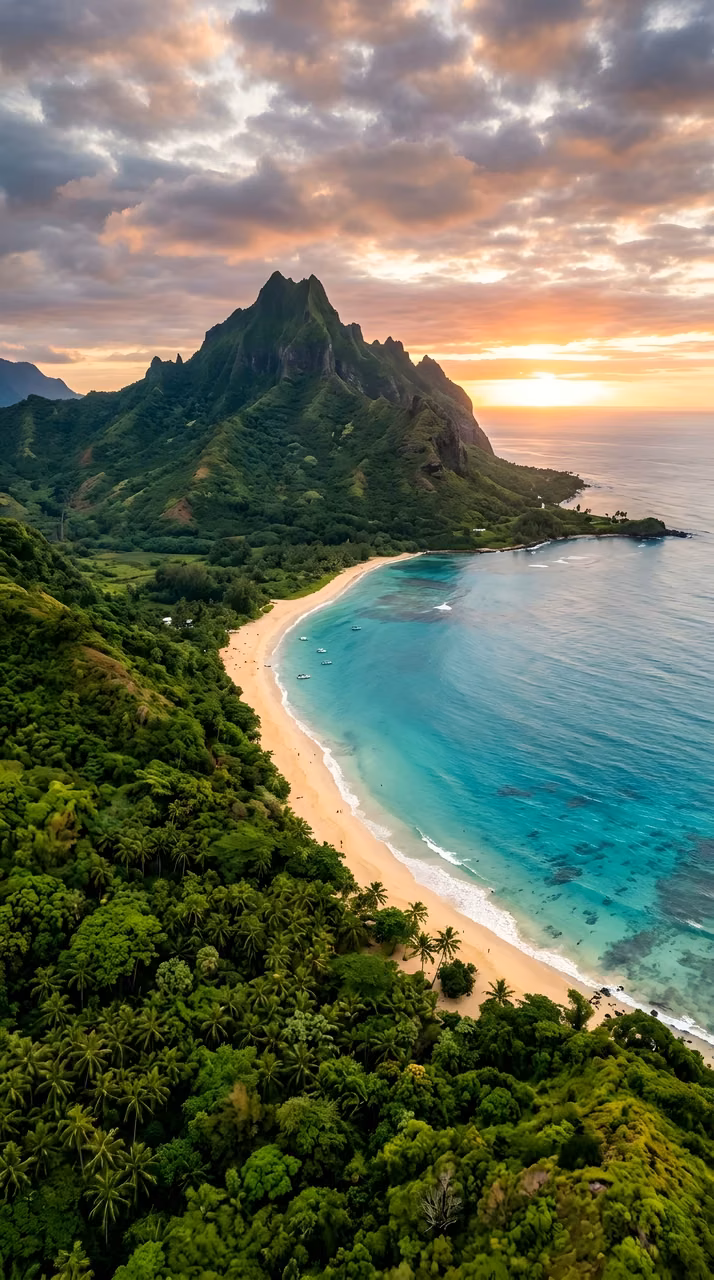 Download Tropical Island Coast with Turquoise Waters Wallpaper in Mobile HD Tropical Island Coast with Turquoise Waters - Free Mobile AMOLED Wallpaper Background