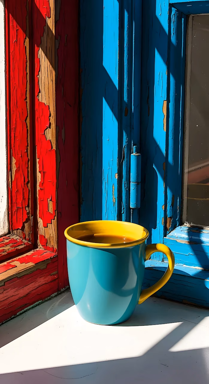 Download Turquoise Mug Sunlight Peeling Paint Window Sill Wallpaper in Mobile HD Turquoise Mug Sunlight Peeling Paint Window Sill - Free Mobile AMOLED Wallpaper Background