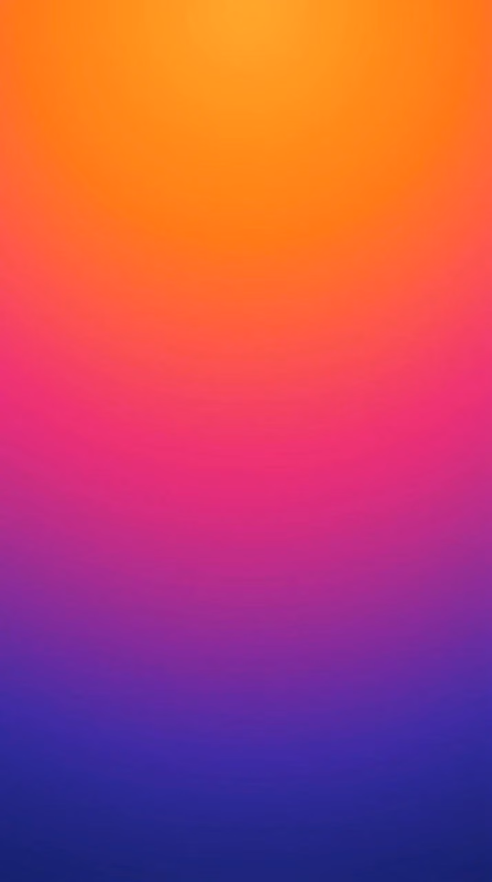 Vibrant Tropical Sunset Gradient Background Tangerine to Indigo - Free Mobile AMOLED Wallpaper Background