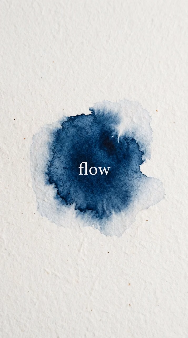 Download Zen Minimalist Indigo Watercolor Wash Typography Background Wallpaper in Mobile HD Zen Minimalist Indigo Watercolor Wash Typography Background - Free Mobile AMOLED Wallpaper Background