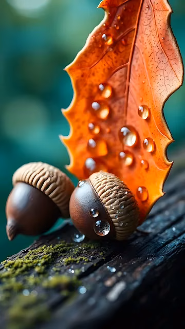 Crystal Water Droplet on Vibrant Green Leaf - Free 4K & 8K Mobile Wallpaper