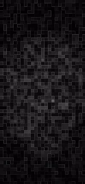 Dark Geometric Mosaic Pattern Abstract Digital Texture - Free 4K & 8K Mobile Wallpaper