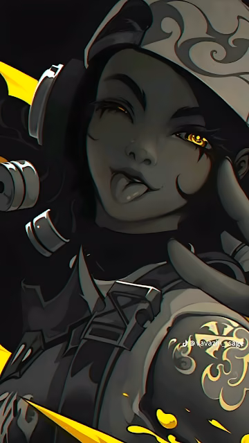 Edgy Character Illustration Glowing Yellow Eyes Dark Art - Free 4K & 8K Mobile Wallpaper
