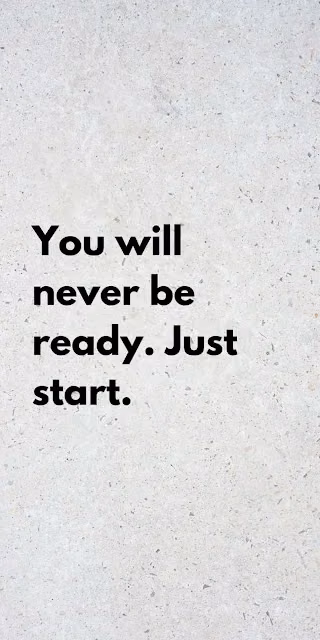 Motivational Quote 'You Will Never Be Ready' - Free 4K & 8K Mobile Wallpaper