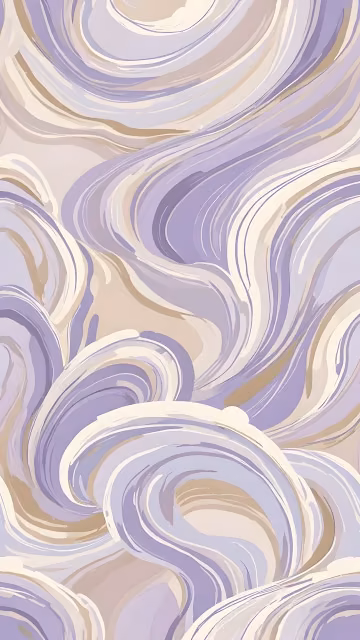 Pastel Lavender and Beige Fluid Abstract Swirl Pattern - Free 4K & 8K Mobile Wallpaper
