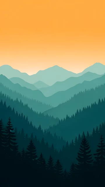Serene Lavender and Indigo Gradient Abstract Flow - Free 4K & 8K Mobile Wallpaper
