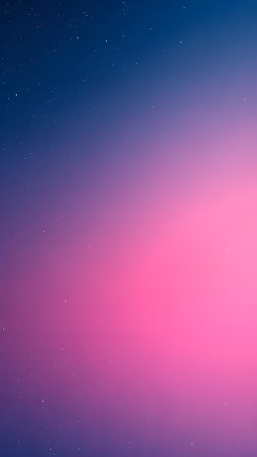 Soft gradient sky from deep blue to vibrant pink with stars - Free 4K & 8K Mobile Wallpaper