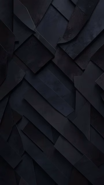 Textured Black Geometric Panel Pattern - Free 4K & 8K Mobile Wallpaper