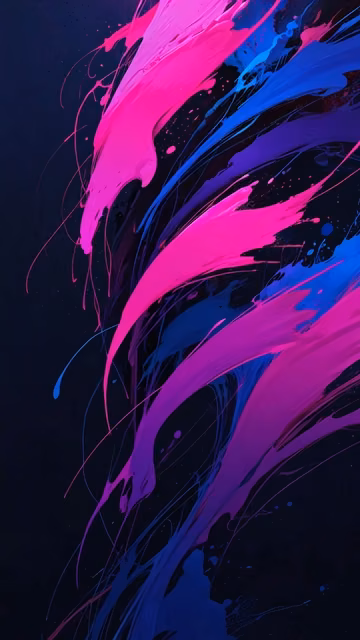 Vibrant Street Art Mural on Brick Wall - Free 4K & 8K Mobile Wallpaper